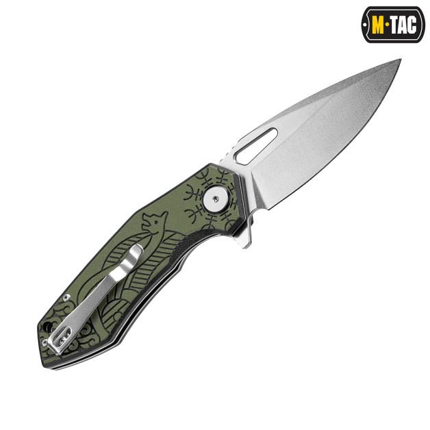 M-Tac нож складной Type 12 Scandinavian Stonewash Black/Olive