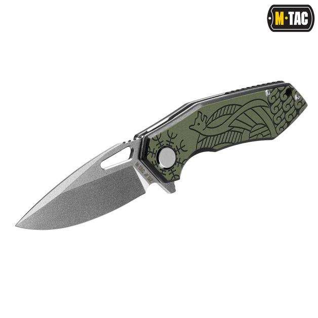 M-Tac нож складной Type 12 Scandinavian Stonewash Black/Olive