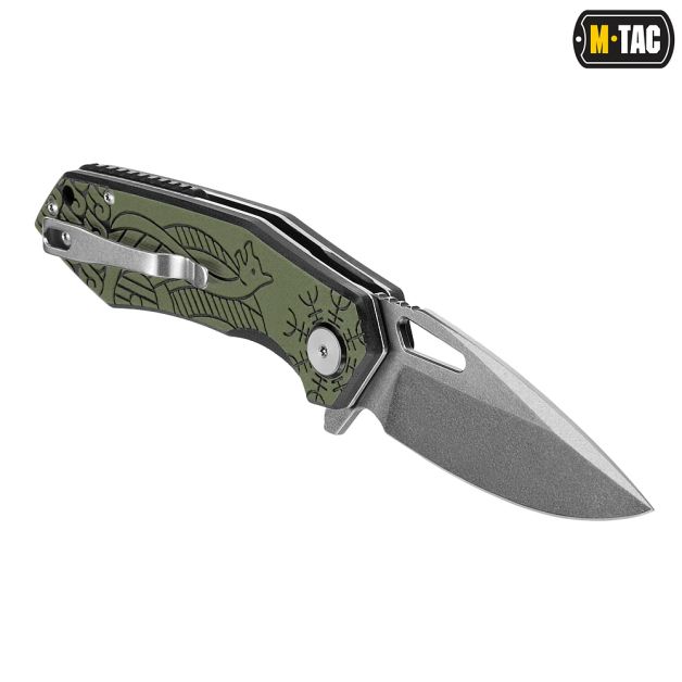 M-Tac нож складной Type 12 Scandinavian Stonewash Black/Olive