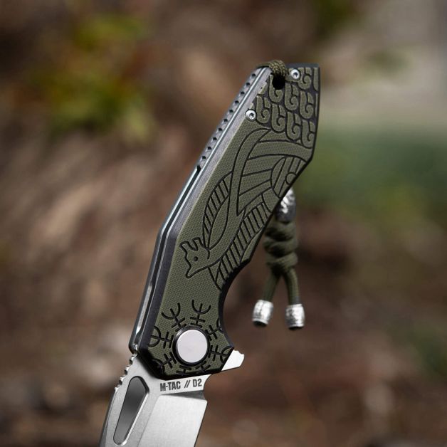 M-Tac нож складной Type 12 Scandinavian Stonewash Black/Olive