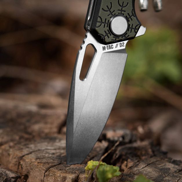 M-Tac нож складной Type 12 Scandinavian Stonewash Black/Olive