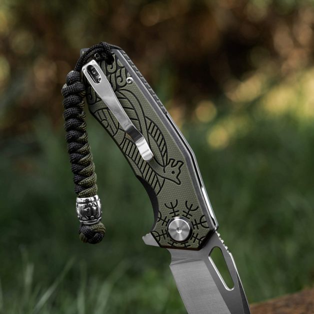 M-Tac нож складной Type 12 Scandinavian Black/Olive