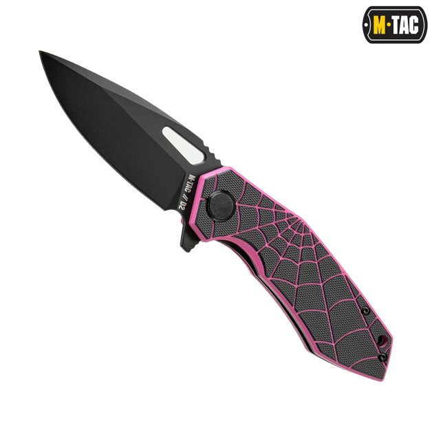 M-Tac нож складной Type 12 Spider Web Black/Pink