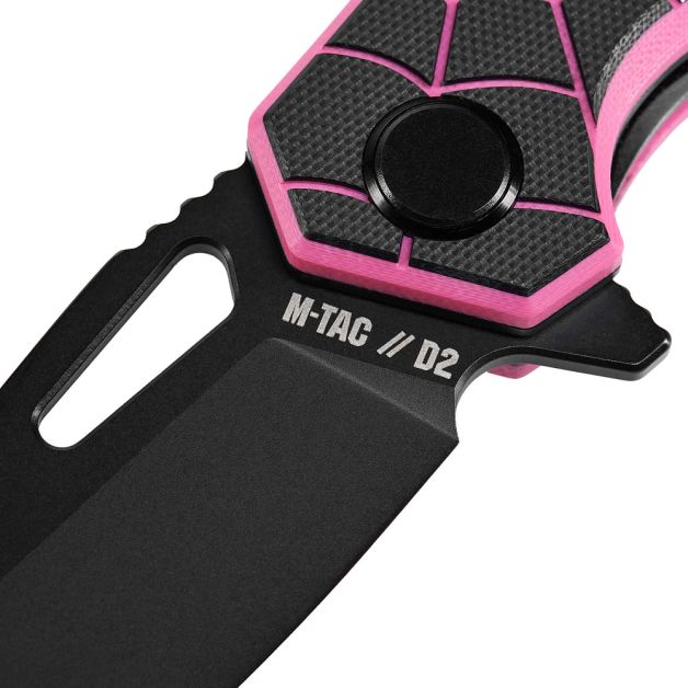 M-Tac нож складной Type 12 Spider Web Black/Pink
