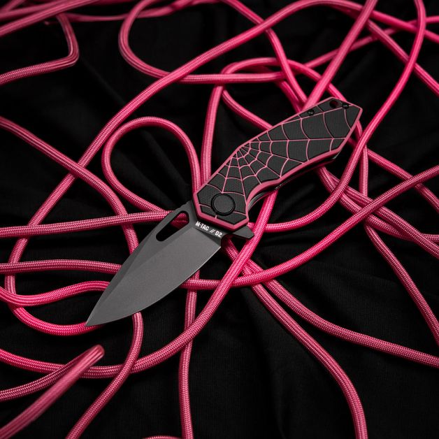 M-Tac нож складной Type 12 Spider Web Black/Pink