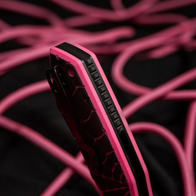M-Tac нож складной Type 12 Spider Web Black/Pink