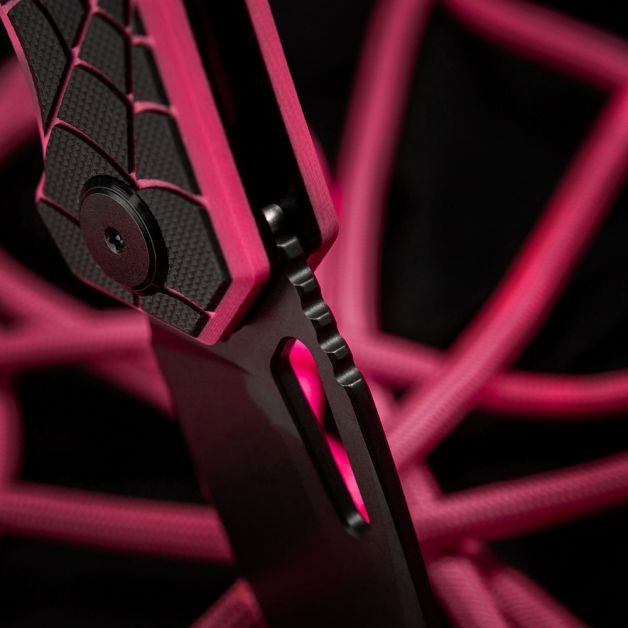 M-Tac нож складной Type 12 Spider Web Black/Pink