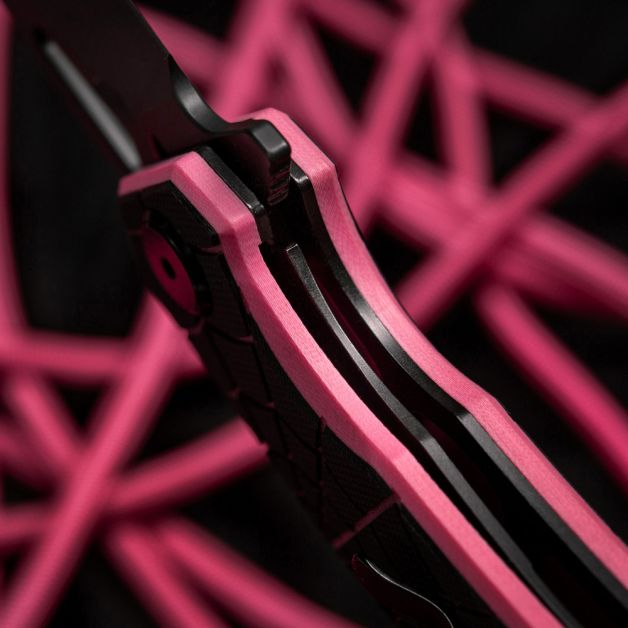 M-Tac нож складной Type 12 Spider Web Black/Pink