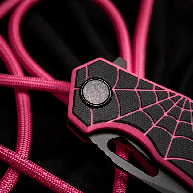 M-Tac нож складной Type 12 Spider Web Black/Pink