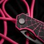 M-Tac нож складной Type 12 Spider Web Black/Pink