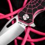 M-Tac нож складной Type 12 Spider Web Black/Pink/Steel