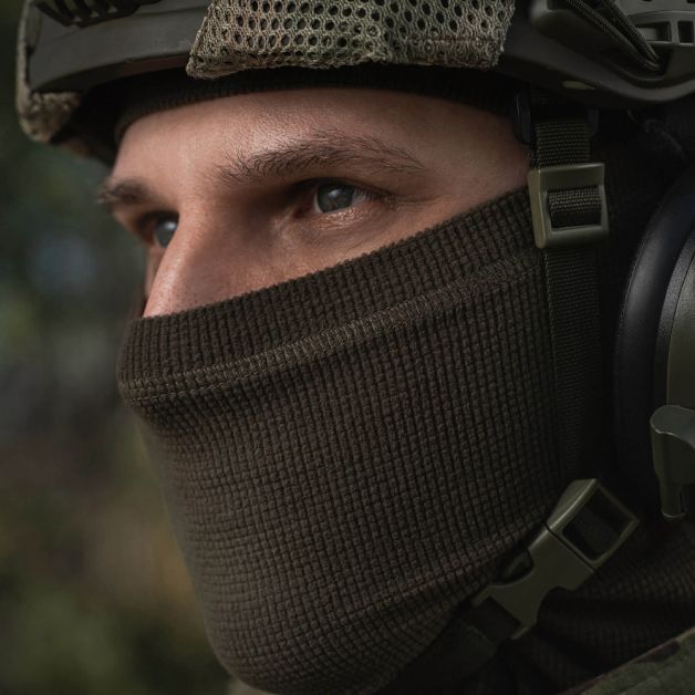 M-Tac балаклава-ниндзя Basic микрофлис рип-стоп Dark Olive