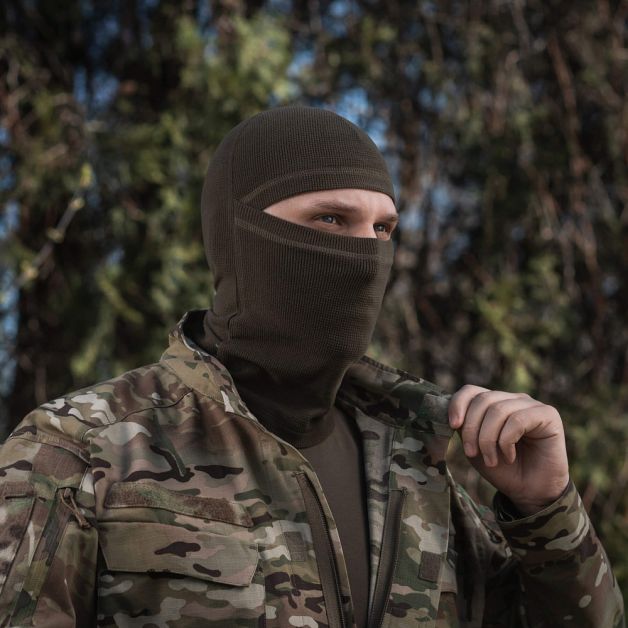 M-Tac балаклава-ниндзя Basic микрофлис рип-стоп Dark Olive