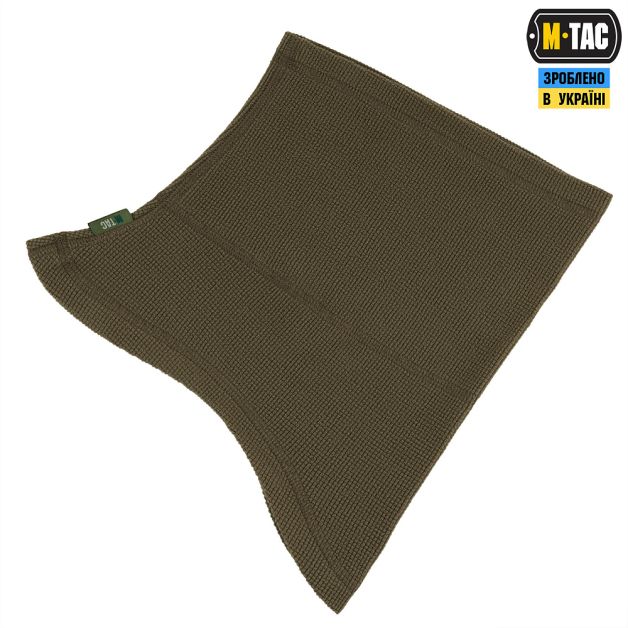 M-Tac шарф-труба анатомический микрофлис рип-стоп Dark Olive