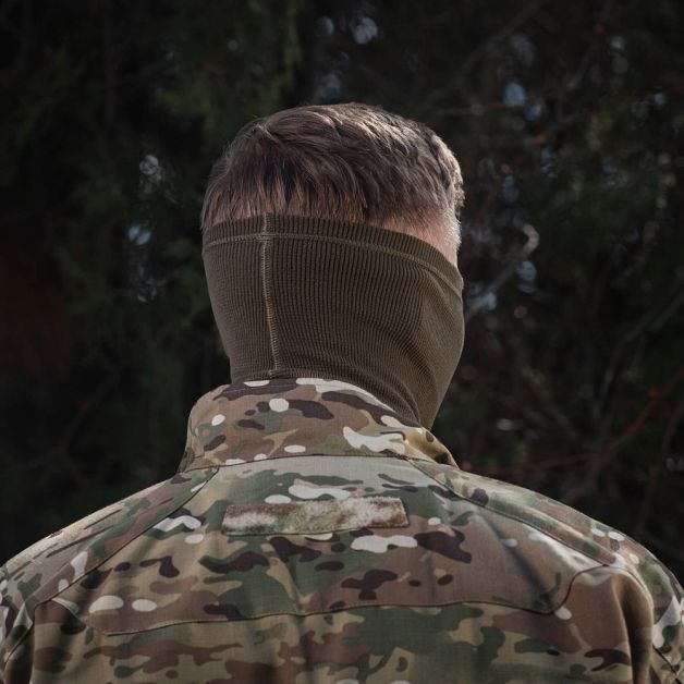 M-Tac шарф-труба анатомический микрофлис рип-стоп Dark Olive