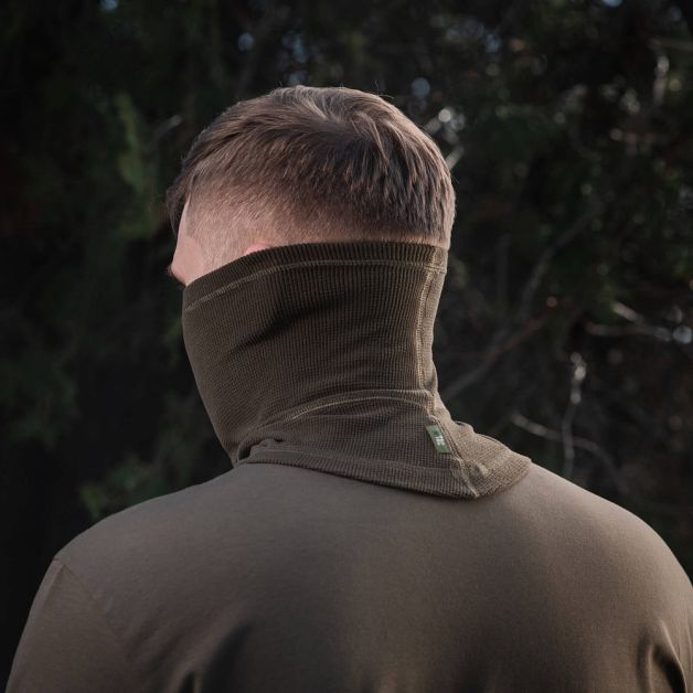 M-Tac шарф-труба анатомический микрофлис рип-стоп Dark Olive