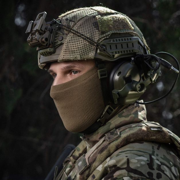 M-Tac шарф-труба микрофлис рип-стоп Tan