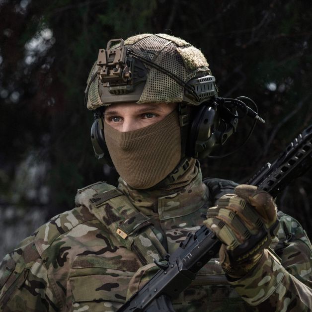 M-Tac шарф-труба микрофлис рип-стоп Tan