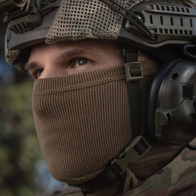 M-Tac шарф-труба анатомический микрофлис рип-стоп Tan