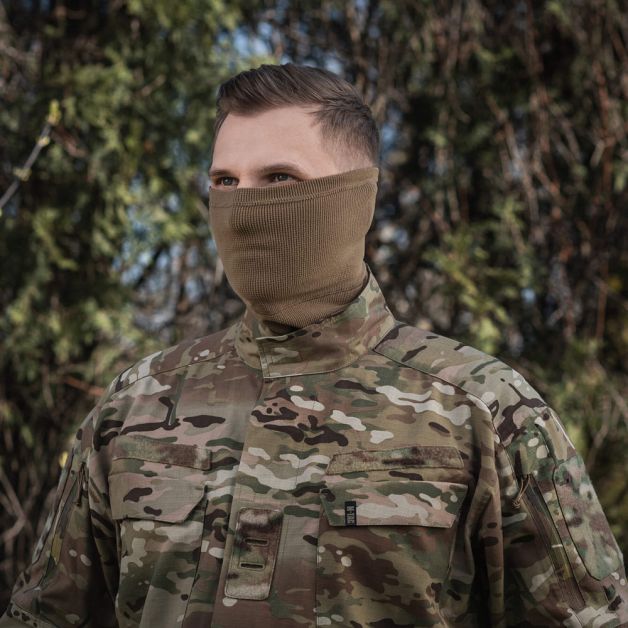 M-Tac шарф-труба анатомический микрофлис рип-стоп Tan
