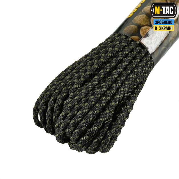 M-Tac паракорд Dragon Cord 15m Black/Ranger Green