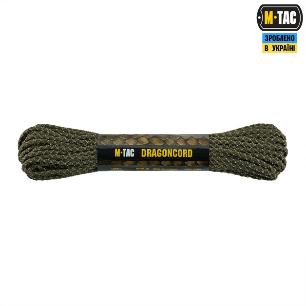 M-Tac паракорд Dragon Cord 15m Ranger Green/Tan