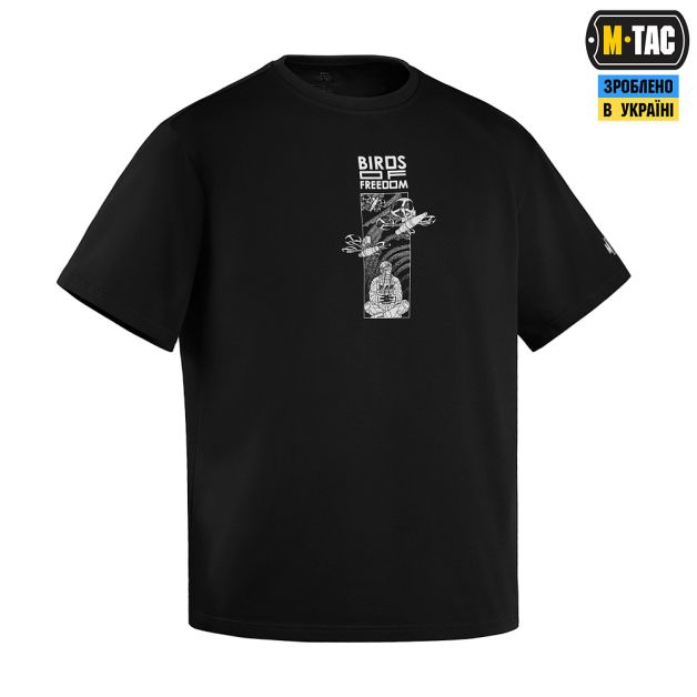 M-Tac футболка Birds of freedom Cotton Hard Black
