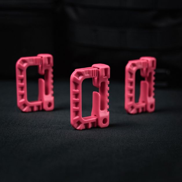 Карабин пластиковый Grimloc Pink