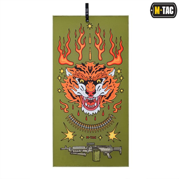 M-Tac полотенце микрофибра Tiger 80х40 tiger stripes