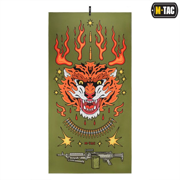 M-Tac полотенце микрофибра Tiger 150х75 tiger stripes