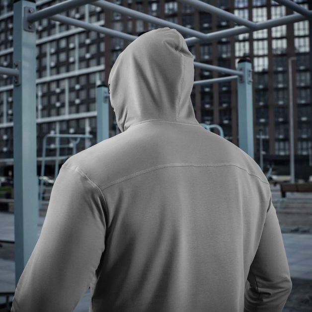 M-Tac кофта Hoodie Born by Revolution Light Grey