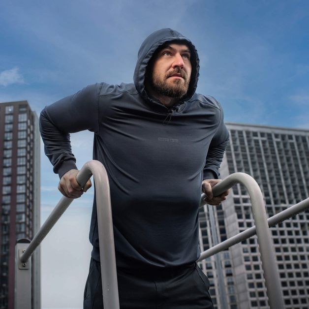 M-Tac кофта Hoodie Born by Revolution Indigo Blue