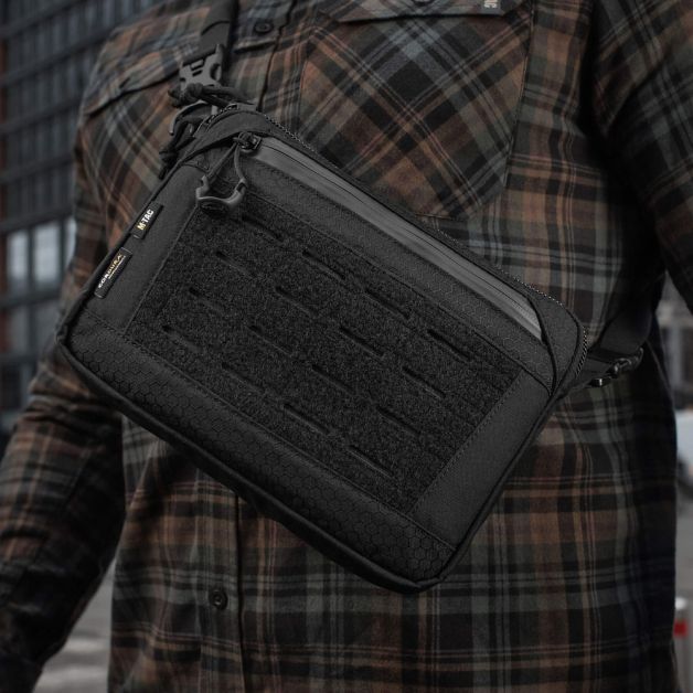 M-Tac сумка Admin Bag с липучкой Black