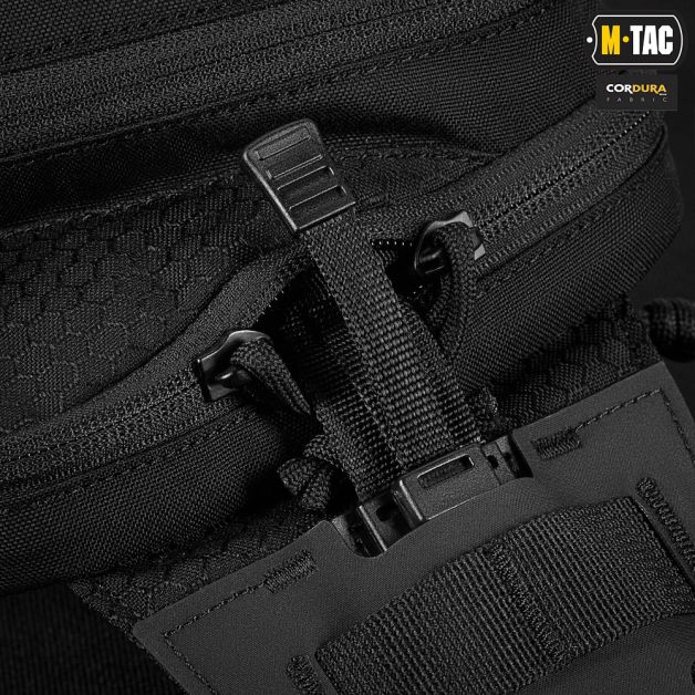 M-Tac сумка Sling Pistol Bag Hex с липучкой Black