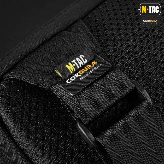 M-Tac сумка Sling Pistol Bag Hex с липучкой Black