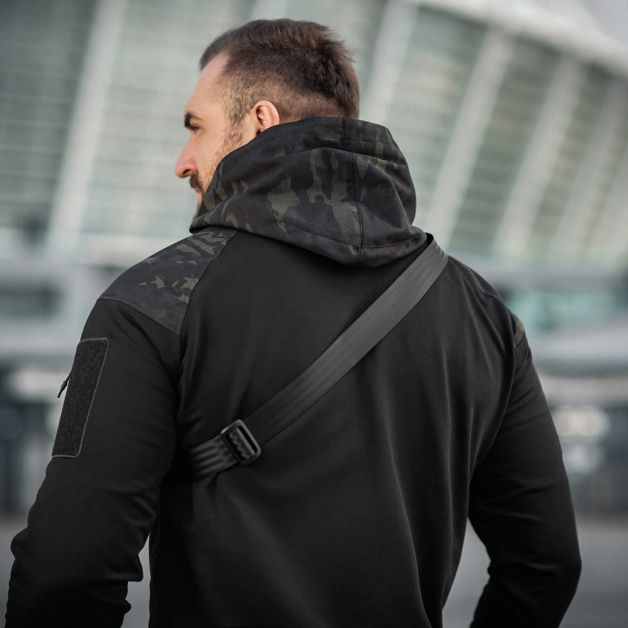 M-Tac сумка Sling Pistol Bag Hex с липучкой Black