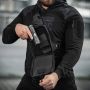 M-Tac сумка Sling Pistol Bag Hex с липучкой Black