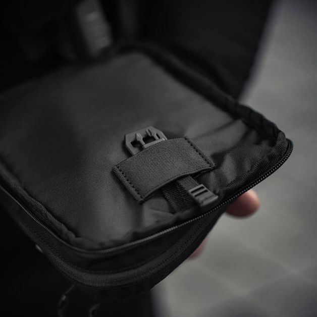 M-Tac сумка Sling Pistol Bag Hex с липучкой Black