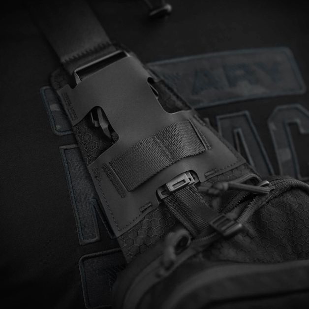 M-Tac сумка Sling Pistol Bag Hex с липучкой Black