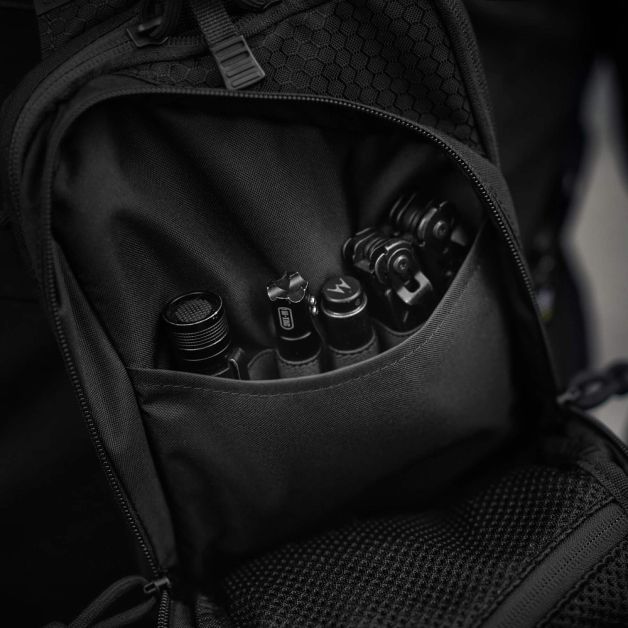 M-Tac сумка Sling Pistol Bag Hex с липучкой Black