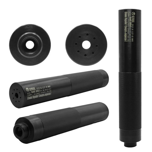 Steel Саундмодератор GEN 5 AiRx2 5.45 24x1.5 LONG для АКСУ