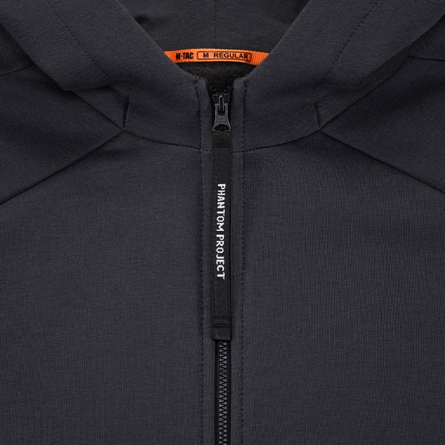 Phantom Project/M-Tac кофта Hoodie Zipper semi-raglan PE Dark Grey