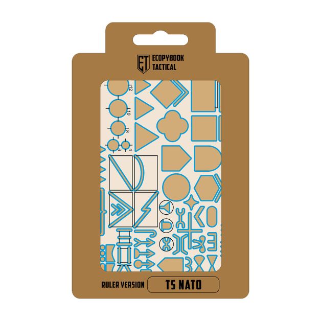 Ecopybook Tactical линейка TS NATO (blue)