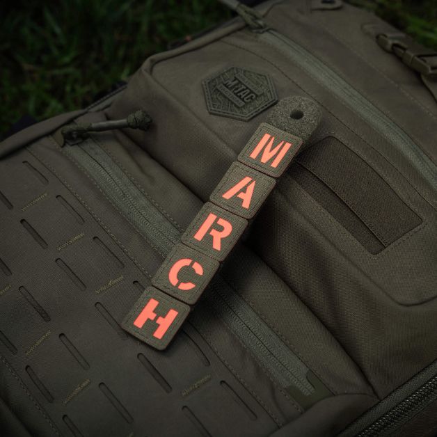 M-Tac нашивка MARCH Ranger Green/Red/GID