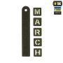 M-Tac нашивка MARCH Ranger Green/GID
