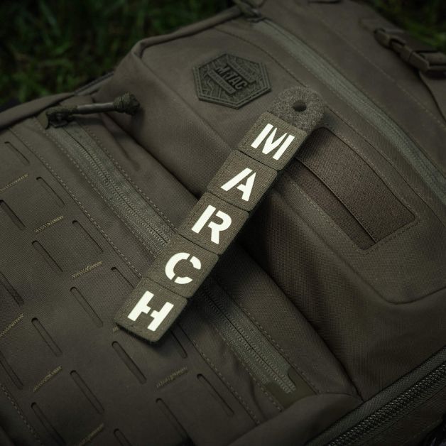 M-Tac нашивка MARCH Ranger Green/GID