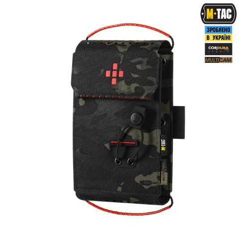 M-Tac Аптечка-вкладыш тактическая индивидуальная IFAK Elite Multicam Black