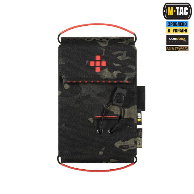M-Tac Аптечка-вкладыш тактическая индивидуальная IFAK Elite Multicam Black
