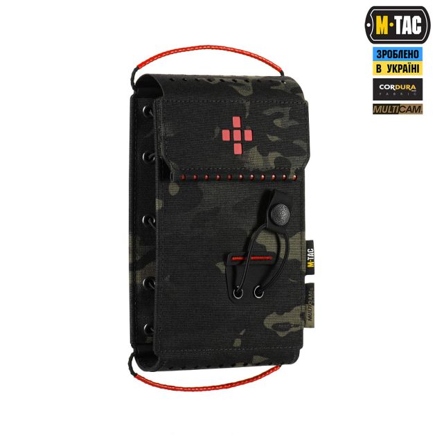 M-Tac Аптечка-вкладыш тактическая индивидуальная IFAK Elite Multicam Black