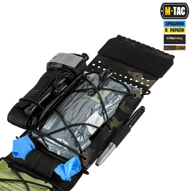 M-Tac Аптечка-вкладыш тактическая индивидуальная IFAK Elite Multicam Black